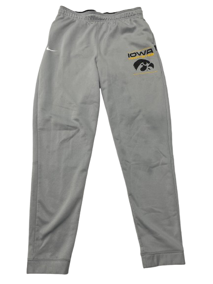 Payton Sandfort Iowa Basketball Team Issued Sweatpants (Size LT)