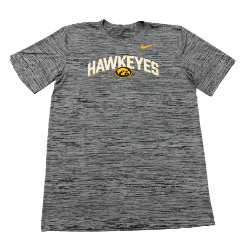 Payton Sandfort Iowa Basketball Team Issued Workout Shirt (Size LT)