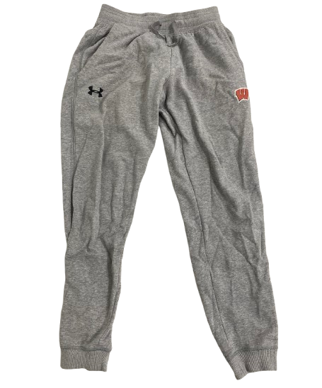 Quincy Burroughs Wisconsin Football Team Issued Sweatpants (Size M)