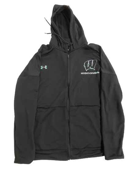Quincy Burroughs Wisconsin Football Player Exclusive Travel Jacket with Reflective Logo (Size L)