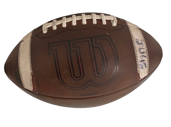 Quincy Burroughs Wisconsin Football Official Practice Used Ball