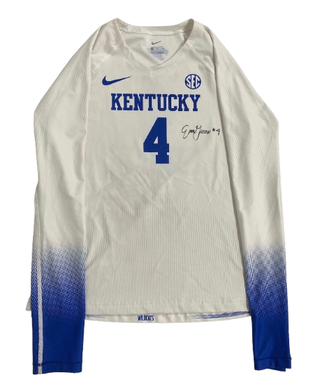 Emma Grome Kentucky Volleyball SIGNED Game Worn Jersey (Size M)