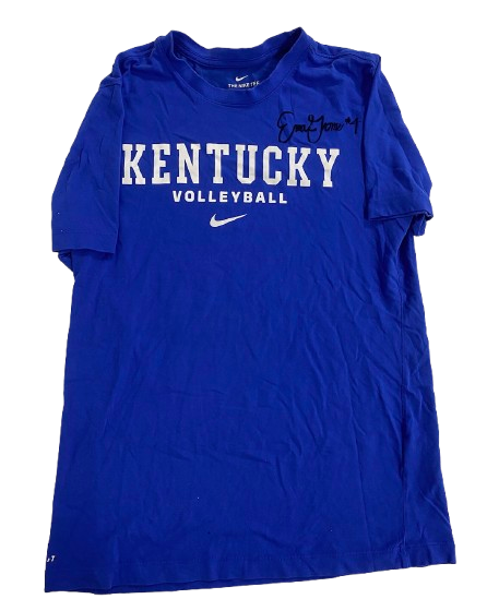 Emma Grome Kentucky Volleyball SIGNED Player Exclusive Practice Shirt (Size M)
