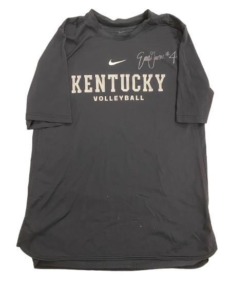 Emma Grome Kentucky Volleyball SIGNED Player Exclusive Practice Shirt (Size M)