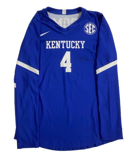 Emma Grome Kentucky Volleyball SIGNED Game Worn Jersey (Size M)