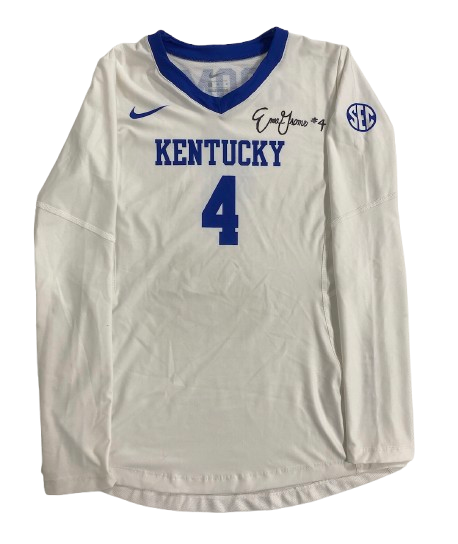 Emma Grome Kentucky Volleyball SIGNED Game Worn Jersey (Size M)