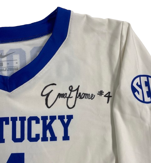 Emma Grome Kentucky Volleyball SIGNED Game Worn Jersey (Size M)