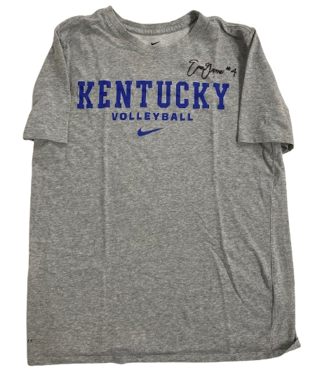 Emma Grome Kentucky Volleyball SIGNED Player Exclusive Practice Shirt (Size M)