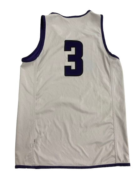 Ty Berry Northwestern Basketball Player Exclusive Reversible Practice Jersey (Size L)