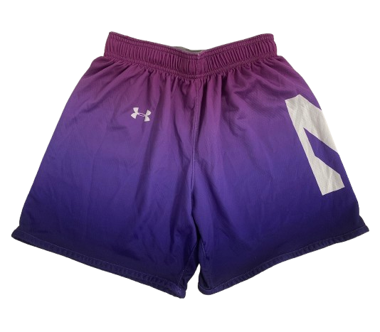 Ty Berry Northwestern Basketball Player Exclusive Practice Shorts (Size M)