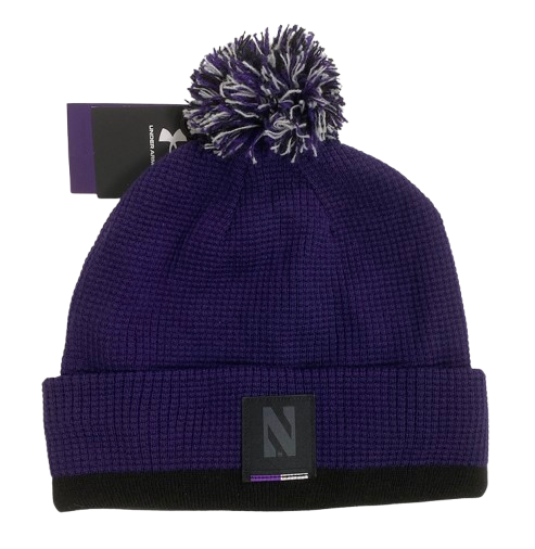 Ty Berry Northwestern Basketball Team Issued Beanie Hat