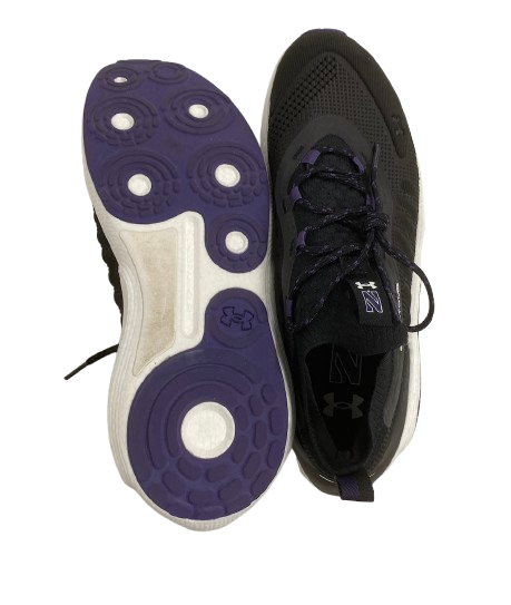 Ty Berry Northwestern Basketball Player Exclusive Shoes (Size 12)