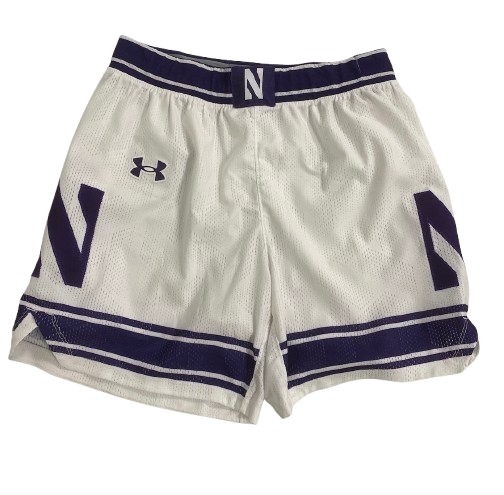 Ty Berry Northwestern Basketball Game Worn Shorts (Size M)