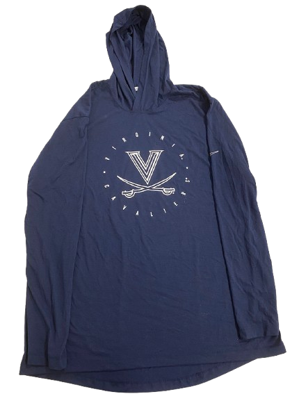 Jalen Warley Virginia Basketball Team Issued Performance Hoodie (Size XL)