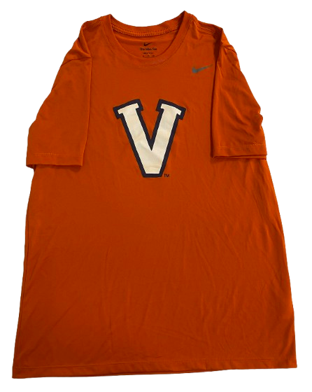 Jalen Warley Virginia Basketball Team Issued Workout Shirt (Size XL)