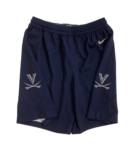 Jalen Warley Virginia Basketball Player Exclusive Practice Shorts (Size M)