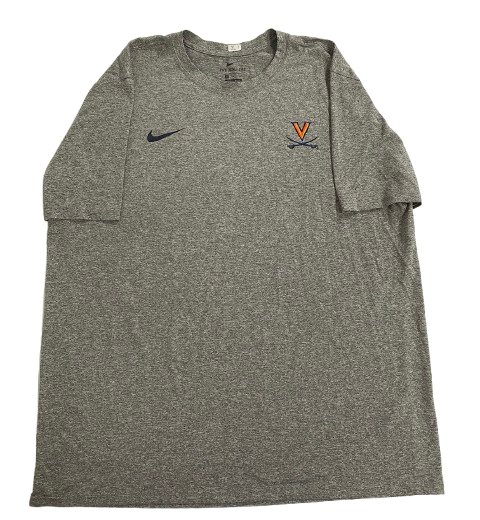 Jalen Warley Virginia Basketball Team Issued Workout Shirt (Size XL)