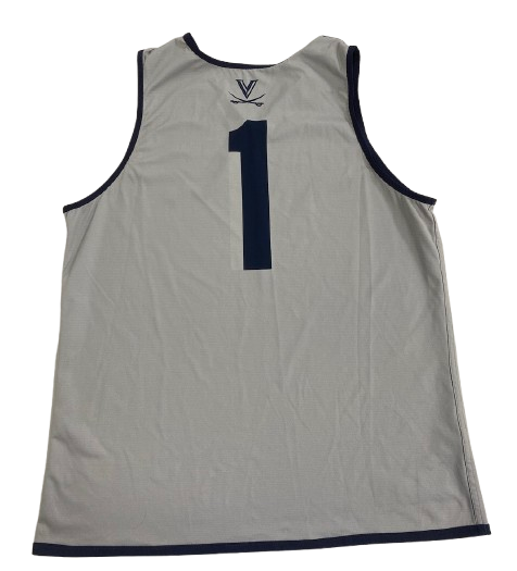 Jalen Warley Virginia Basketball Player Exclusive Reversible Practice Jersey (Size L)