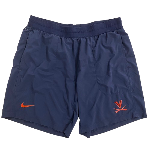 Jalen Warley Virginia Basketball Team Issued Workout Shorts (Size L)