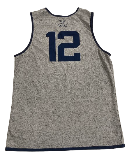 Jalen Warley Virginia Basketball Player Exclusive Reversible Practice Jersey (Size M)