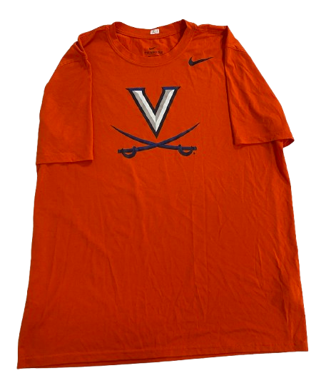 Jalen Warley Virginia Basketball Team Issued Workout Shirt (Size XL)