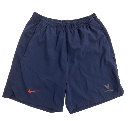 Jalen Warley Virginia Basketball Team Issued Workout Shorts (Size L)