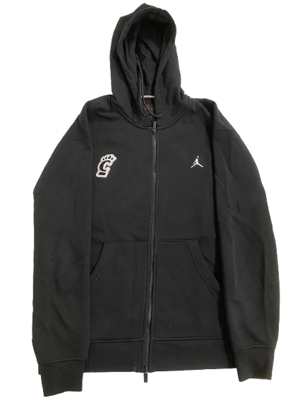CJ Fredrick Cincinnati Basketball Player Exclusive Jacket with Raised Felt Logo (Size L)