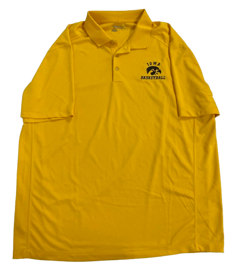 CJ Fredrick Iowa Basketball Player Exclusive Polo Shirt (Size XXL)