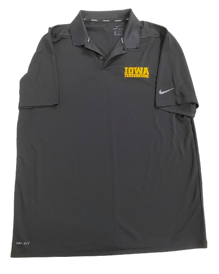 CJ Fredrick Iowa Basketball Player Exclusive Polo Shirt (Size XL)
