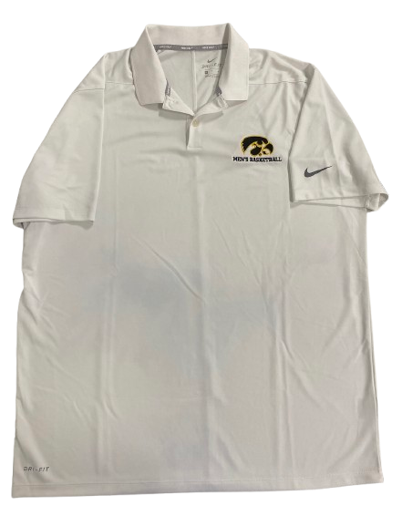 CJ Fredrick Iowa Basketball Player Exclusive Polo Shirt (Size XL)