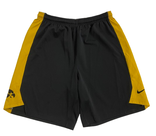 CJ Fredrick Iowa Basketball Player Exclusive Practice Shorts (Size XL)