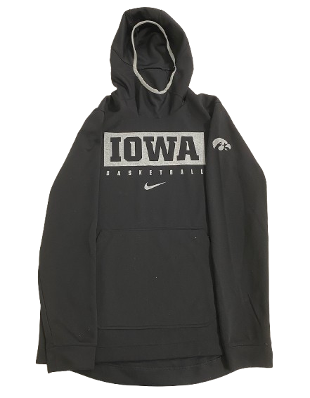 CJ Fredrick Iowa Basketball Team Issued Travel Sweatshirt (Size L)