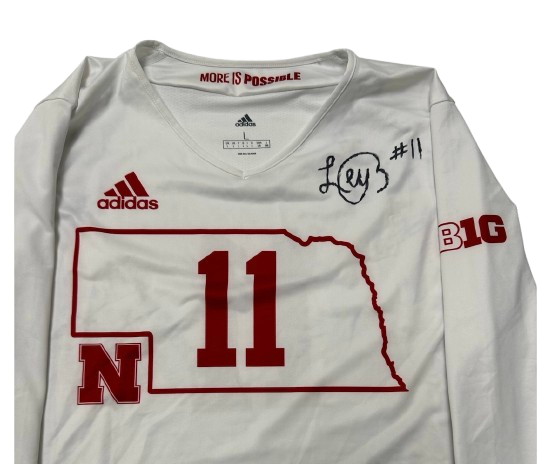 Leyla Blackwell Nebraska Volleyball SIGNED "Specialty Title IX Game Alternate" Game Jersey (Size L)