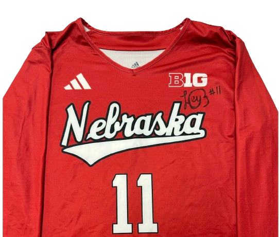 Leyla Blackwell Nebraska Volleyball SIGNED Game Jersey (Size L)