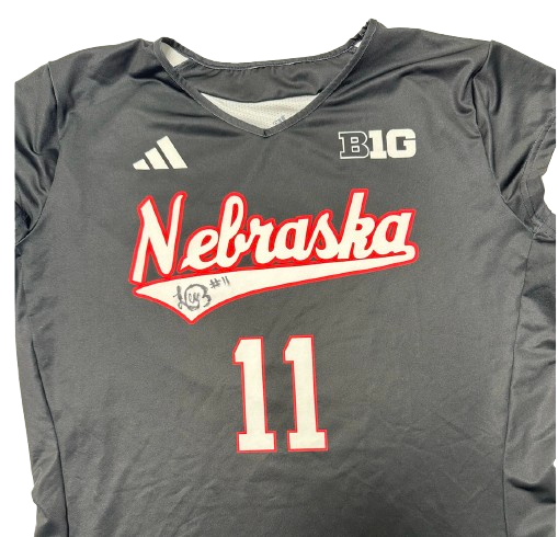 Leyla Blackwell Nebraska Volleyball SIGNED Game Jersey (Size L)