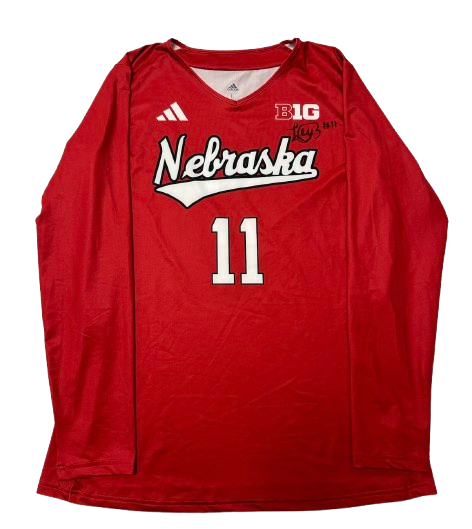 Leyla Blackwell Nebraska Volleyball SIGNED Game Jersey (Size L)