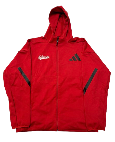 Leyla Blackwell Nebraska Volleyball Team Issued Zip-Up Jacket (Size L)