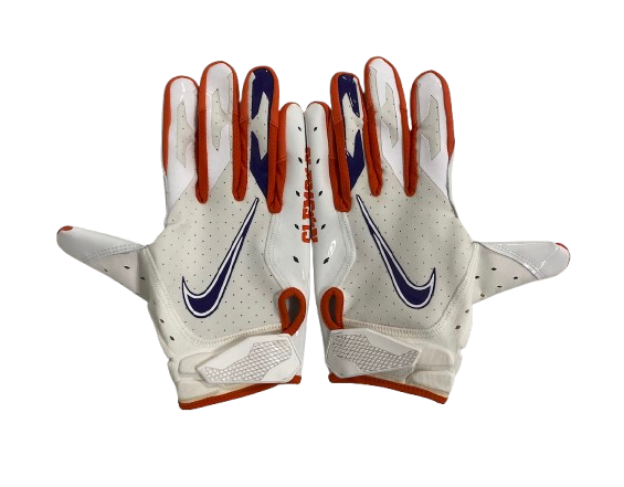Hamp Greene Clemson Football Player Exclusive Gloves (Size L)