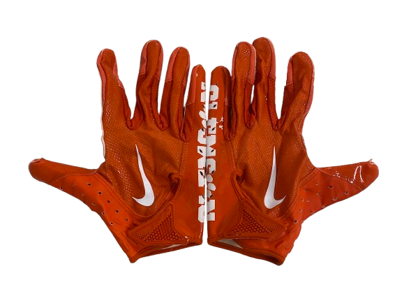 Hamp Greene Clemson Football Player Exclusive Gloves (Size L)
