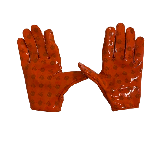 Hamp Greene Clemson Football Player Exclusive Gloves (Size L)