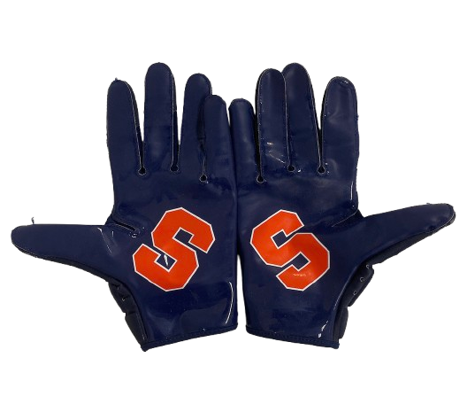Trebor Pena Syracuse Football Player Exclusive Gloves (Size L)
