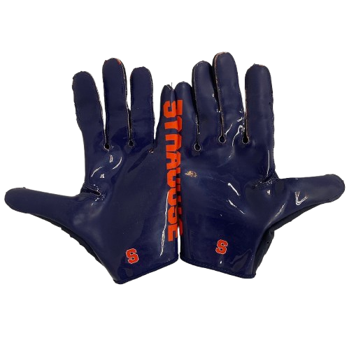 Trebor Pena Syracuse Football Player Exclusive Gloves (Size L)