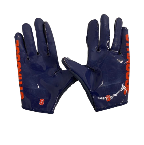 Trebor Pena Syracuse Football Player Exclusive Gloves (Size L)
