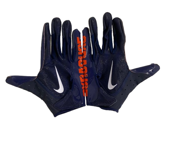 Trebor Pena Syracuse Football Player Exclusive Gloves (Size L)