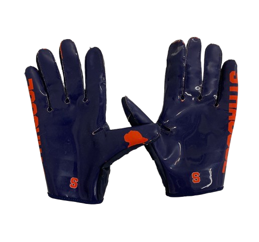 Trebor Pena Syracuse Football Player Exclusive Gloves (Size L)