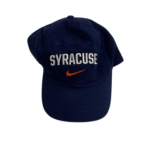 Trebor Pena Syracuse Football Player Exclusive Set of (2) Hats - including "2022 Bad Boy Mowers Pinstripe Bowl Yankee Stadium" Hat