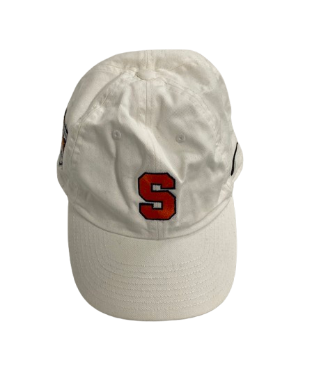 Trebor Pena Syracuse Football Player Exclusive Set of (2) Hats - including "2022 Bad Boy Mowers Pinstripe Bowl Yankee Stadium" Hat