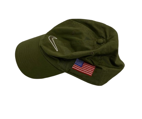 Trebor Pena Syracuse Football Team Issued Hat with American Flag