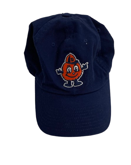 Trebor Pena Syracuse Football Team Issued "Otto the Orange" Hat