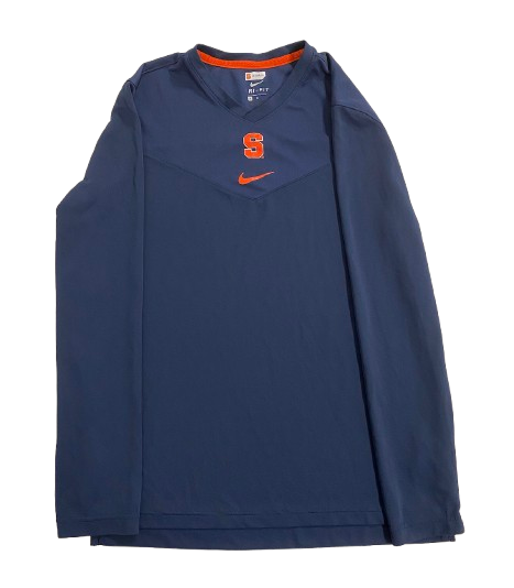 Trebor Pena Syracuse Football Team Issued Long Sleeve Shirt (Size M)